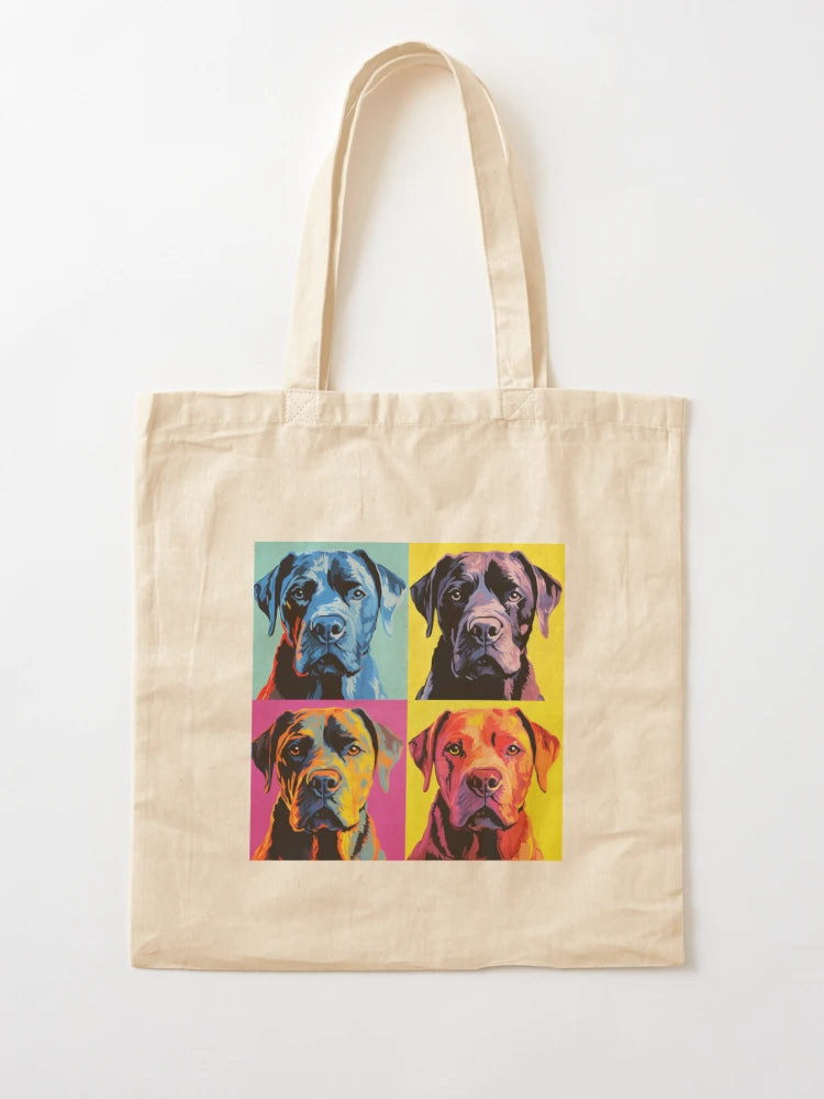 Dogs of Andy Warhol Tote Bag