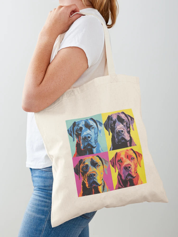 Dogs of Andy Warhol Tote Bag