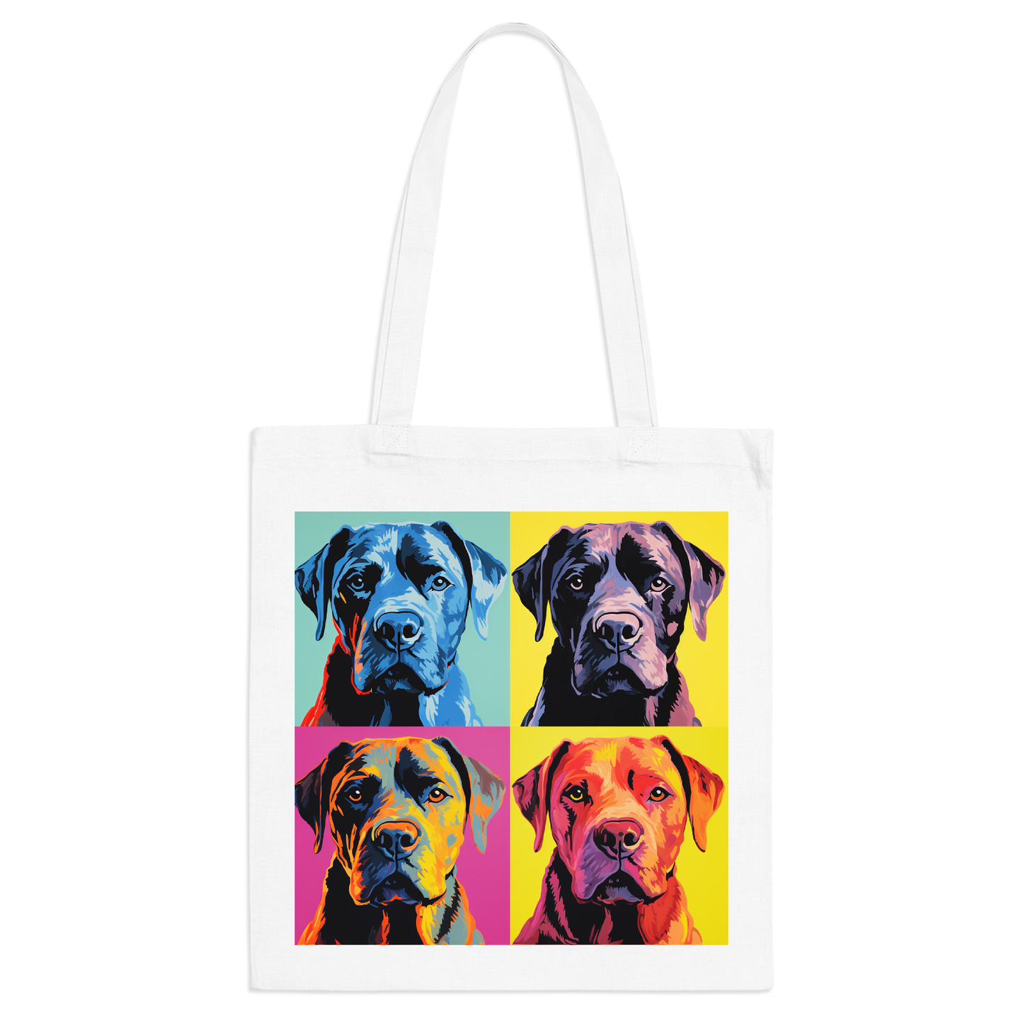 Dogs of Andy Warhol Tote Bag