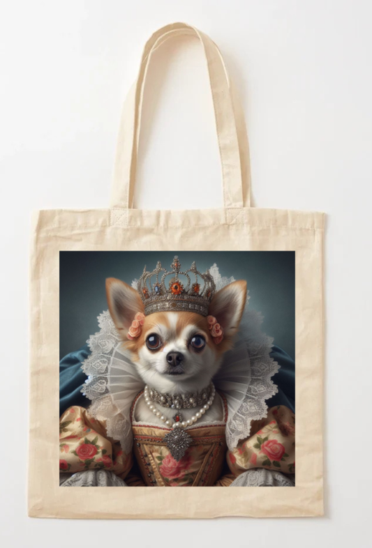 Chihuahua Queen Tote Bag